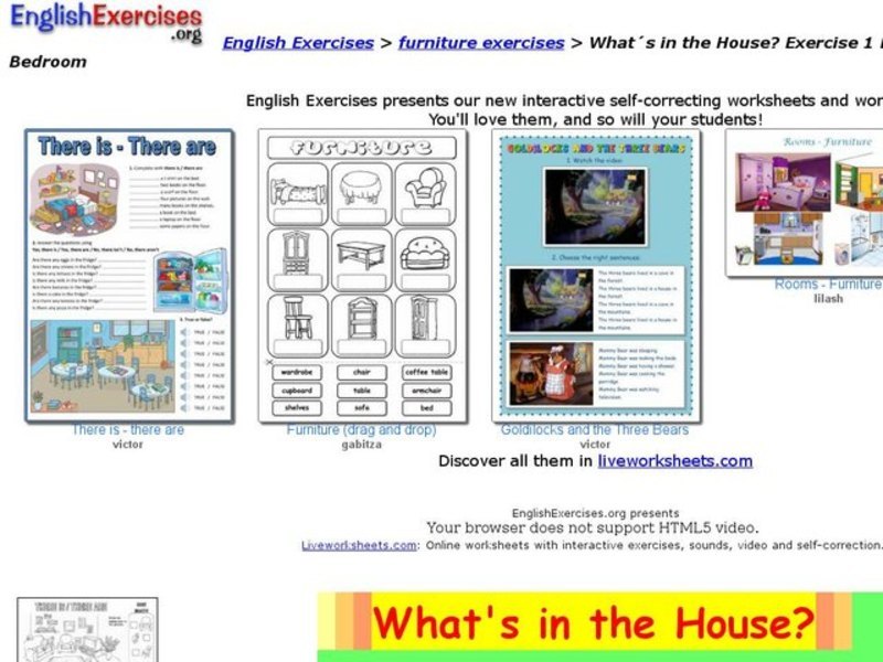 What´s in the House? Interactive