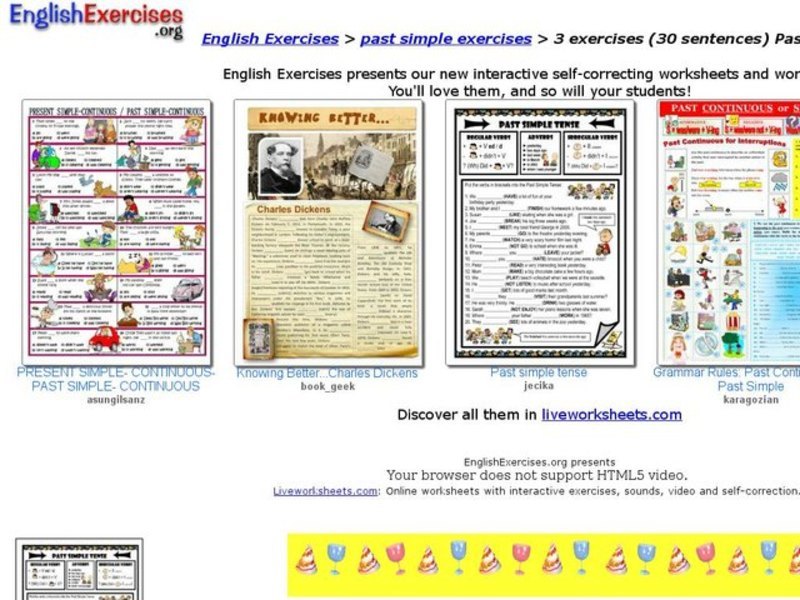 ESL-Past Simple Interactive