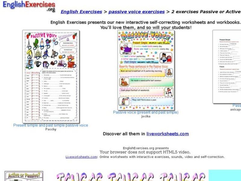 Passive or Active Exercises Interactive