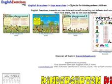 ESL: Kindergarten Kids-Objects Interactive