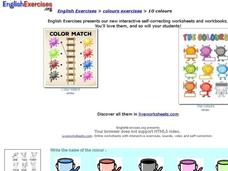 ESL Colors Exercise Interactive