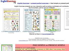 ESL: Past/Present Simple Tense Interactive