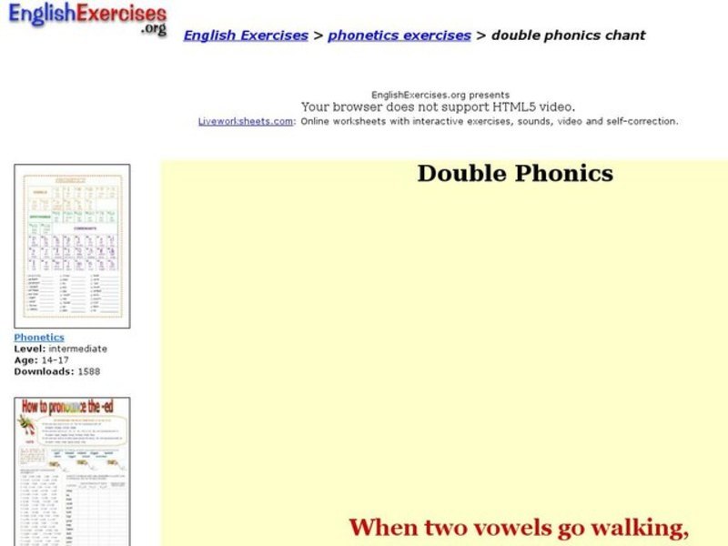 ESL- Double Phonics Interactive