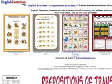 ESL Prepositions-Transport Interactive