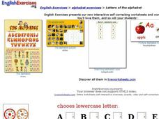  Match Upper and Lower Case Letters Interactive