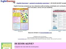 ESL-General Vocabulary Activity Interactive