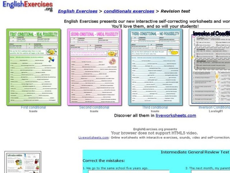 Intermediate General Review Test Interactive