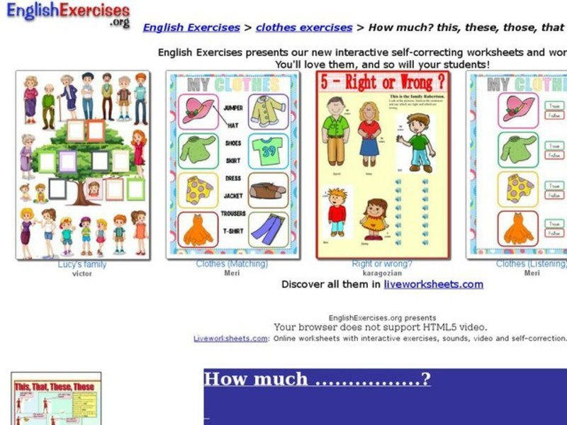 How Much…? Interactive