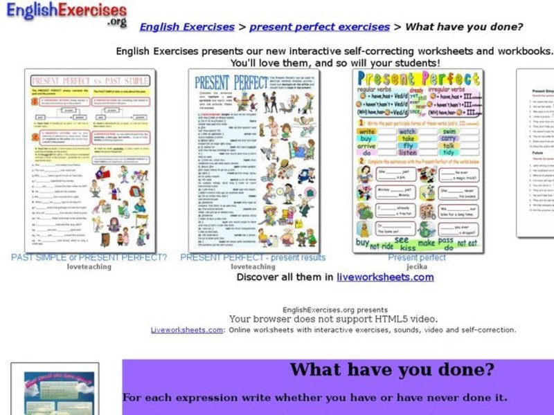 What Have You Done? Interactive