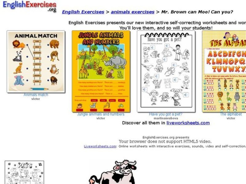 Mr. Brown Can Moo! Can You? Interactive