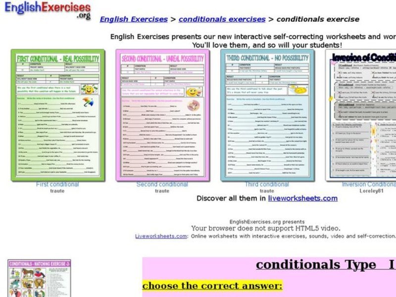 Conditionals Exercise Interactive