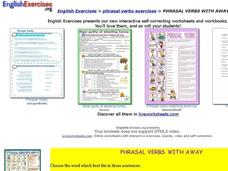 Phrasal Verbs With Away Interactive