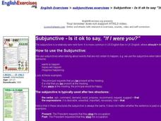 Subjuntives Interactive