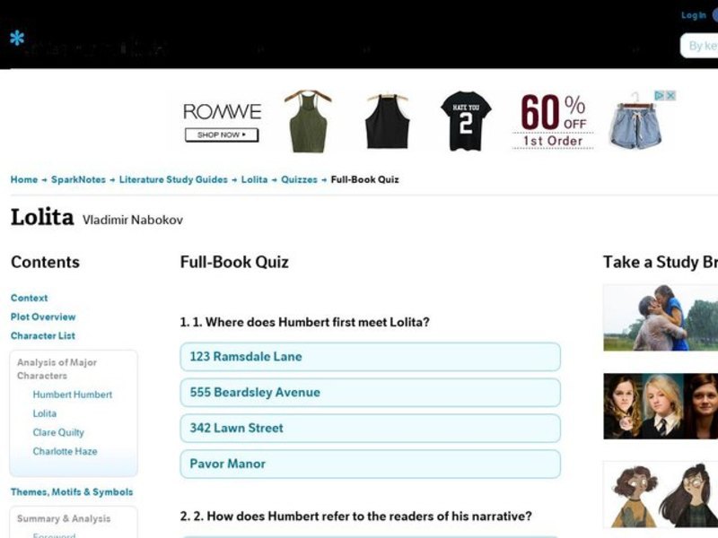 Lolita Quiz Interactive