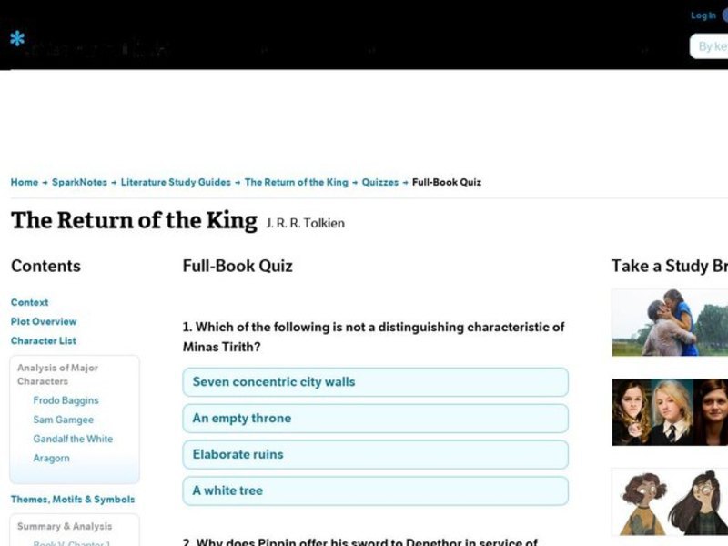 The Return of the King:  Quiz Interactive