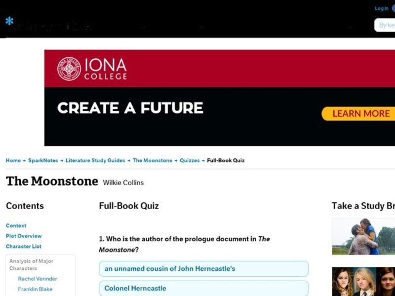 The Moonstone Quiz Interactive