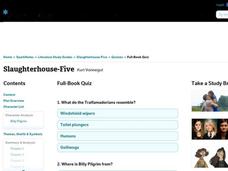 Slaughterhouse-Five Quiz Interactive