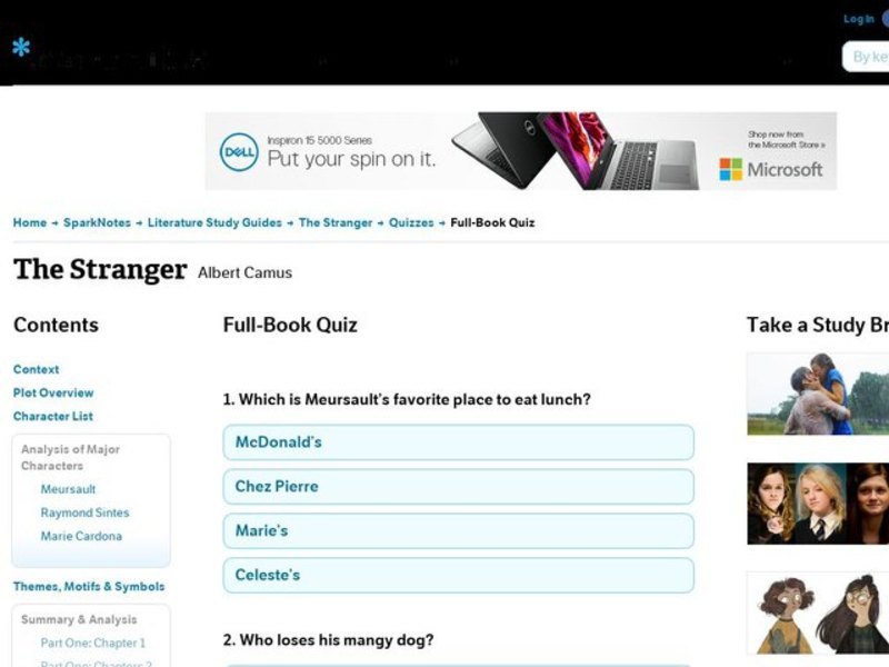 The Stranger Quiz Interactive