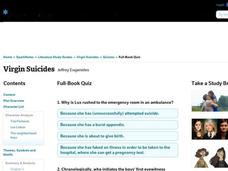 Virgin Suicides Quiz Interactive