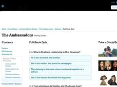 The Ambassadors Quiz Interactive
