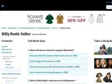Billy Budd, Sailor Quiz Interactive