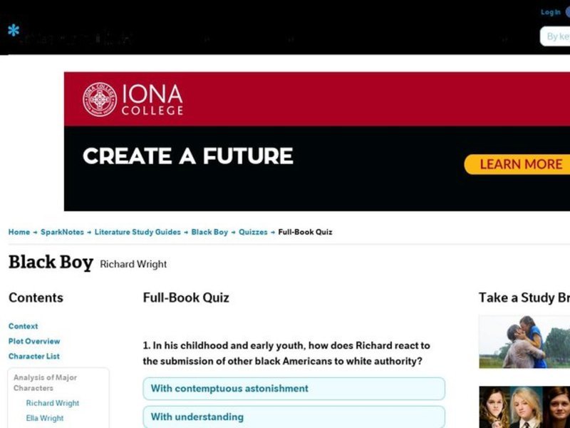 Black Boy Quiz Interactive