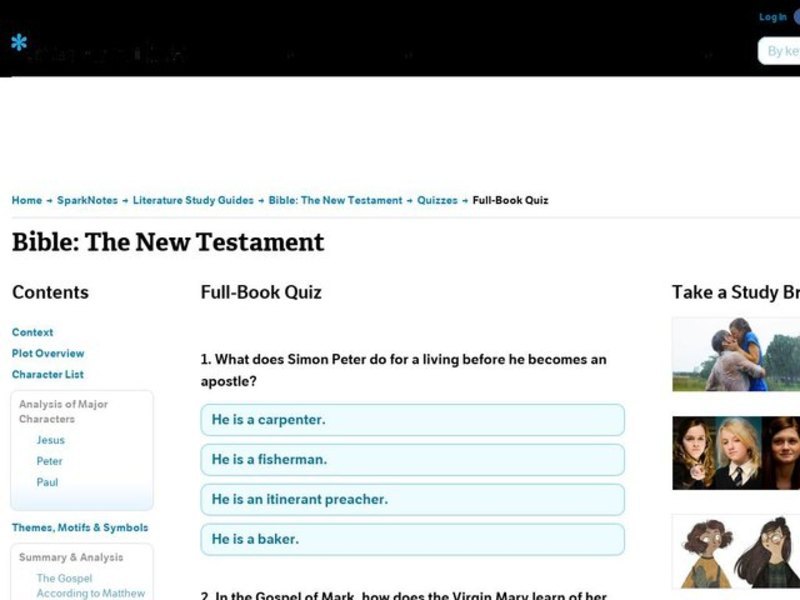 Bible: The New Testament Quiz Interactive