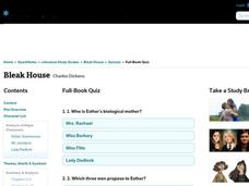 Bleak House Quiz Interactive