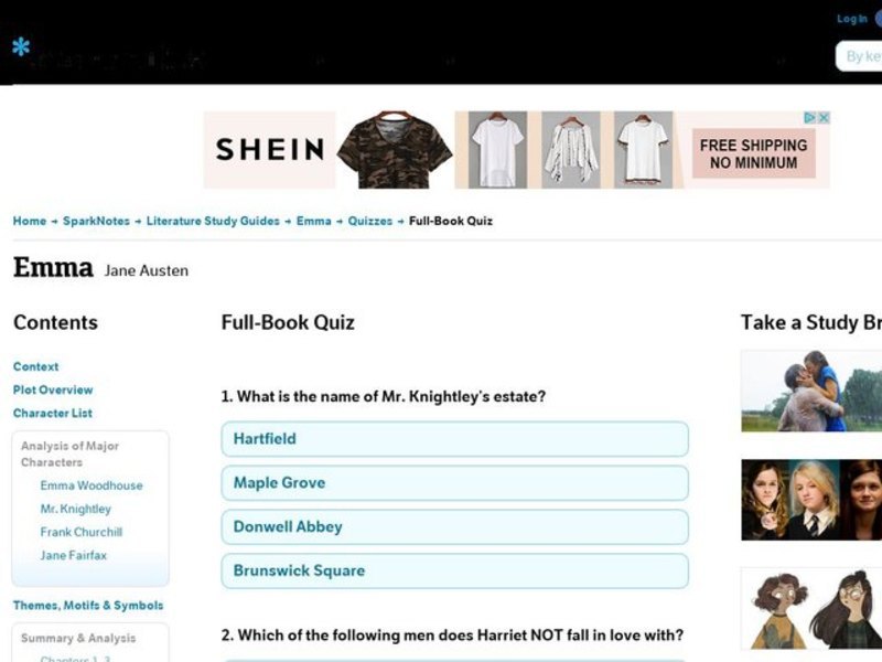 Emma: Quiz Interactive