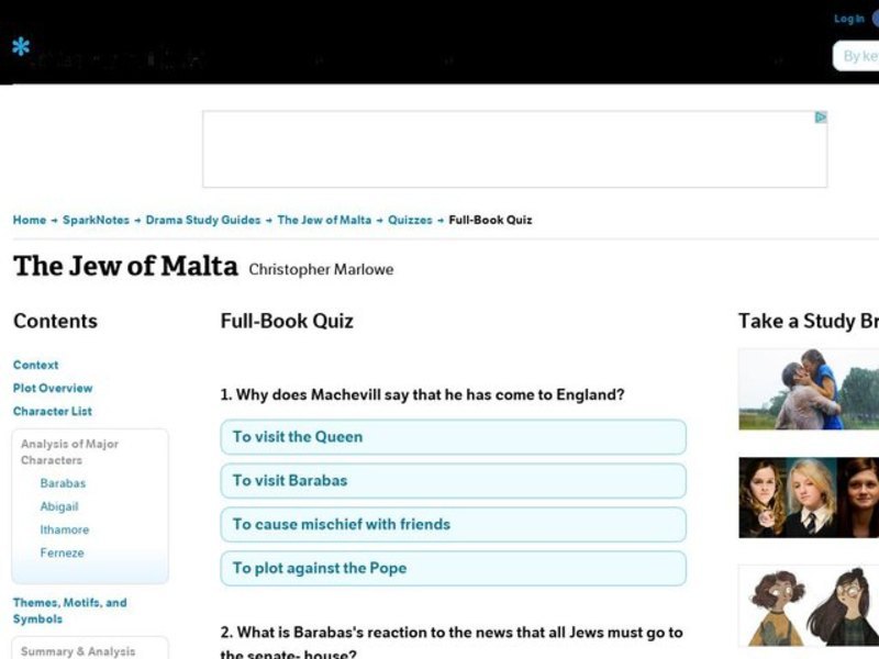The Jew of Malta by Christopher Marlowe   Interactive