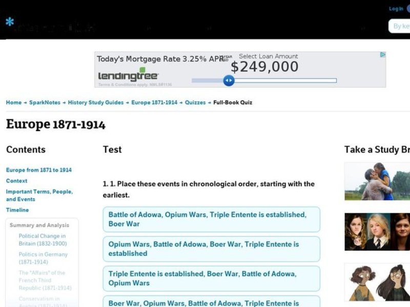 Europe (1871-1914) Interactive