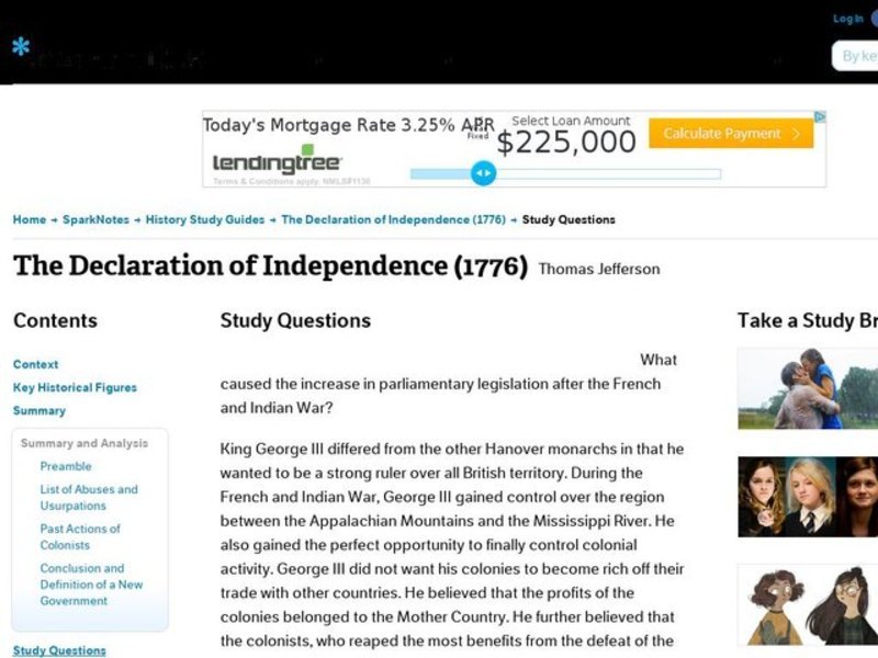 The Declaration of Independence (1776) Interactive