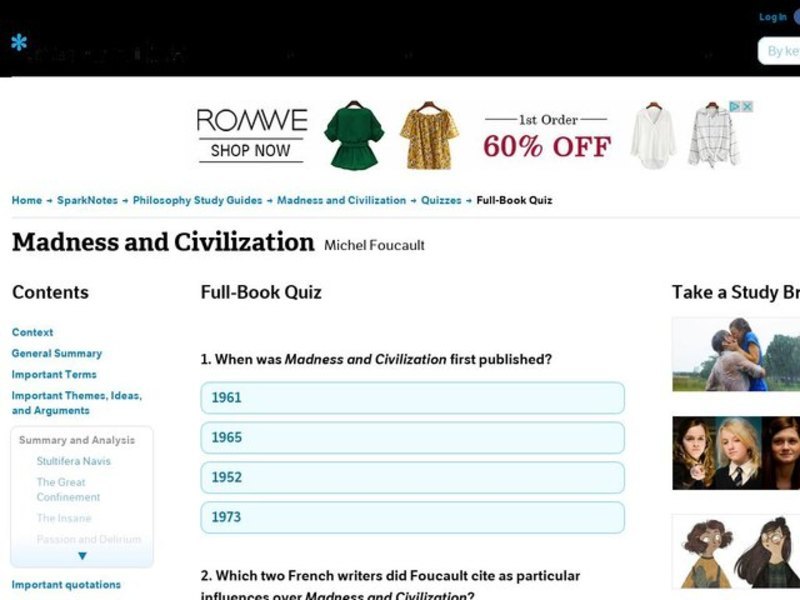 Madness and Civilization Interactive