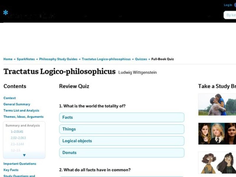 Tractatus Logico-philosophicus Interactive