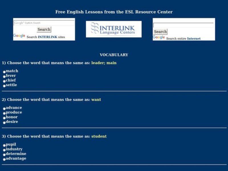 ESL Spelling #14 Worksheet