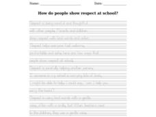 ESL Writing Practice Worksheet