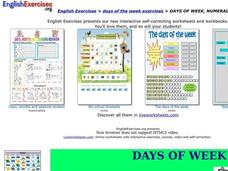 ESL-Days of the Week Interactive