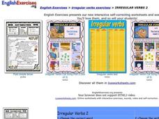 ESL-Irregular Verbs Interactive