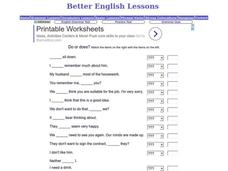 ESL: Do or Does? Interactive