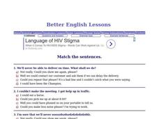 ESL: Matching Sentences Interactive