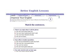 ESL: Matching Sentences Interactive