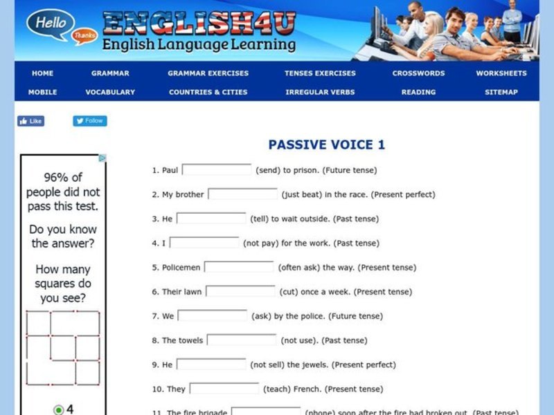ESL: Passive Voice Interactive