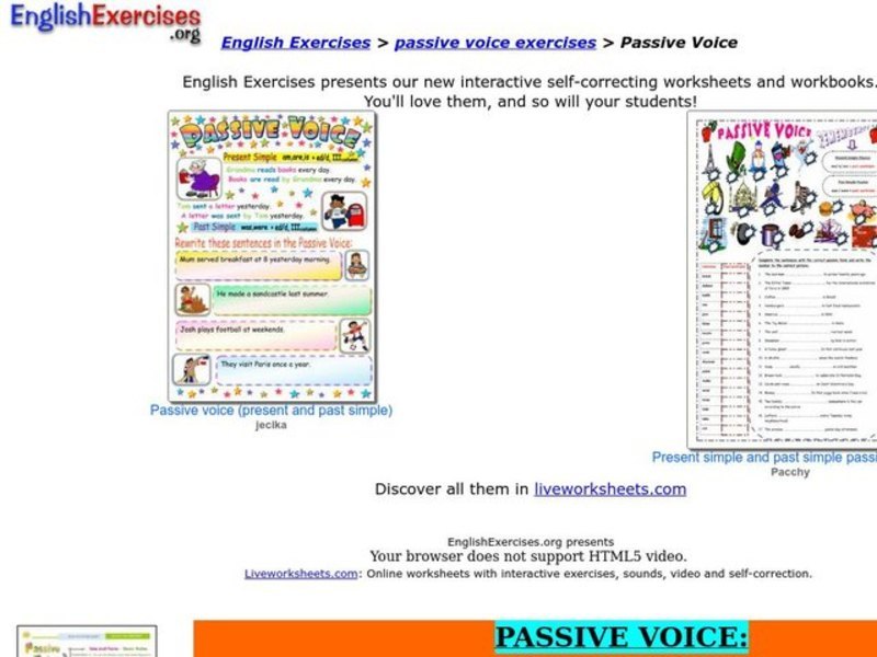 ESL: Passive Voice Interactive