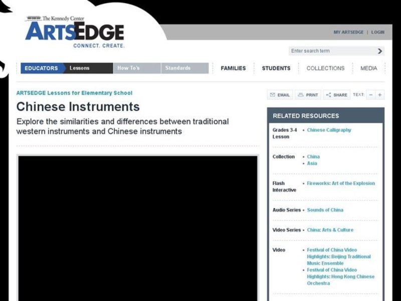 Chinese Instruments Lesson Plan
