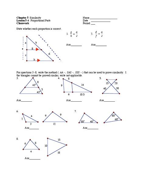 Proportional Parts Interactive