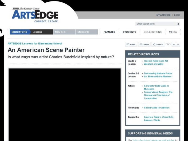 An American Scene Painter Lesson Plan