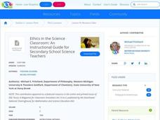 Ethics in the Science Classroom Lesson Plan
