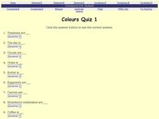 Colours Quiz 1 Interactive