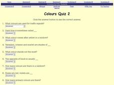 Colours Quiz 2 Interactive