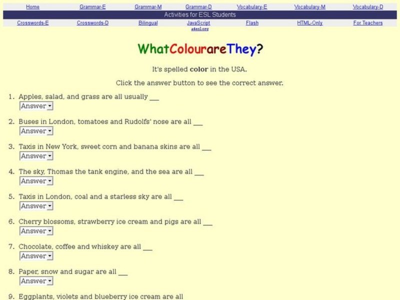 What Color Are They? Interactive
